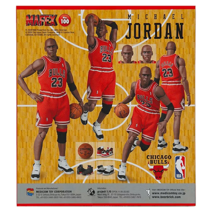 Medicom Mafex NBA Chicago Bulls Michael Jordan Action Figure