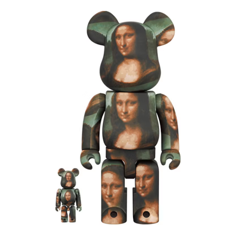 Bearbrick Mona Lisa Overdrive 100% & 400% Set