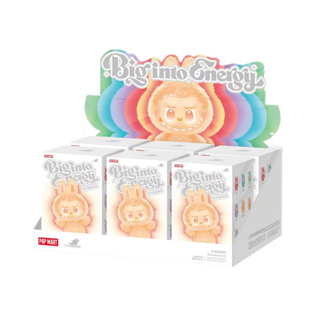Pop Mart Labubu The Monsters Big into Energy Series Vinyl Plush Pendant Single Blind Box