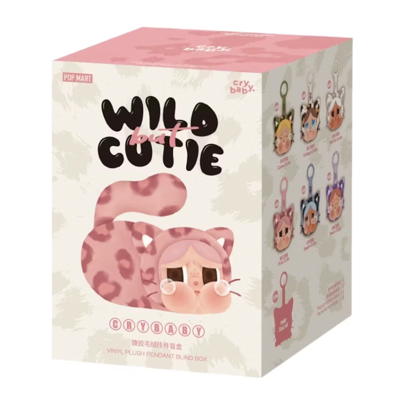 Pop Mart CRYBABY Wild but Cutie Series Vinyl Plush Pendant Sealed Blind Box