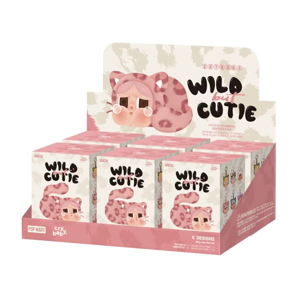 Pop Mart CRYBABY Wild but Cutie Series Vinyl Plush Pendant Sealed Blind Box