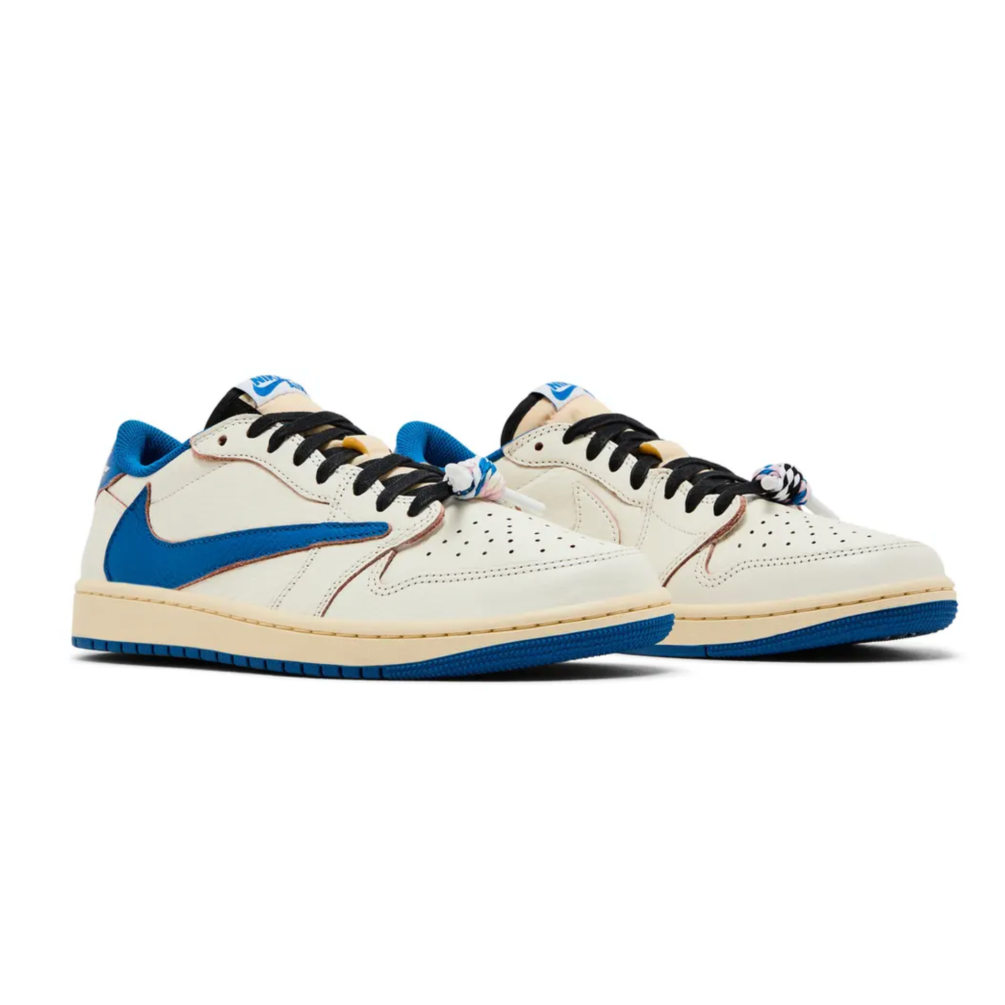 Jordan 1 Retro Low OG SP Fragment x Travis Scott Sail Military Blue