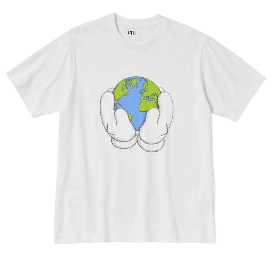 KAWS x Uniqlo Peace For All S/S Graphic T-shirt White