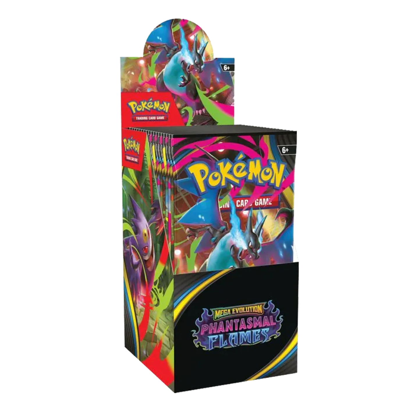 2025 Pokémon Mega Evolution Phantasmal Flames Half Booster Box | Pokémon