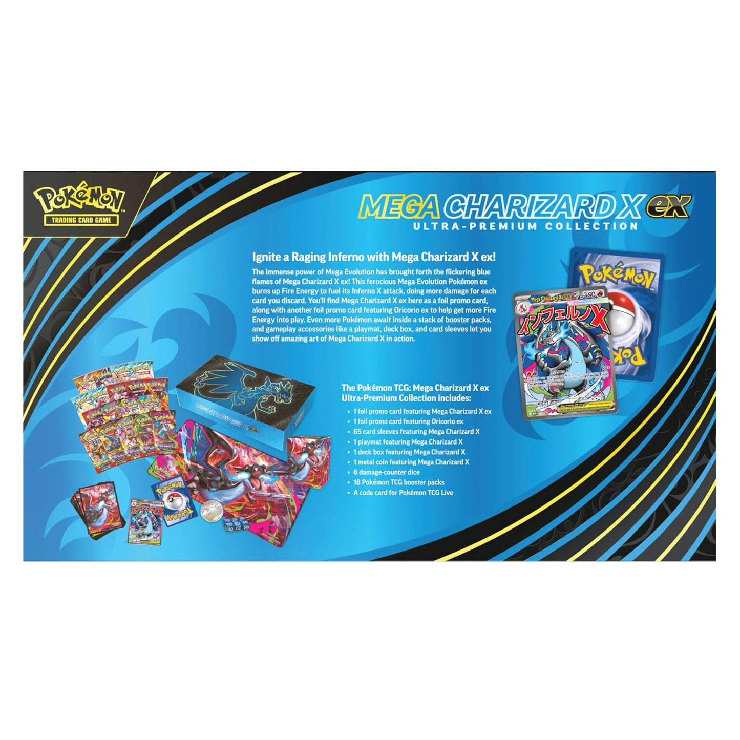 2025 Pokémon Mega Evolution Charizard X ex Ultra-Premium Collection