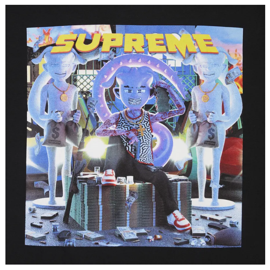 Supreme Richest Tee Black