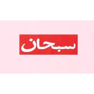 Arabic Box Logo Tee Pink