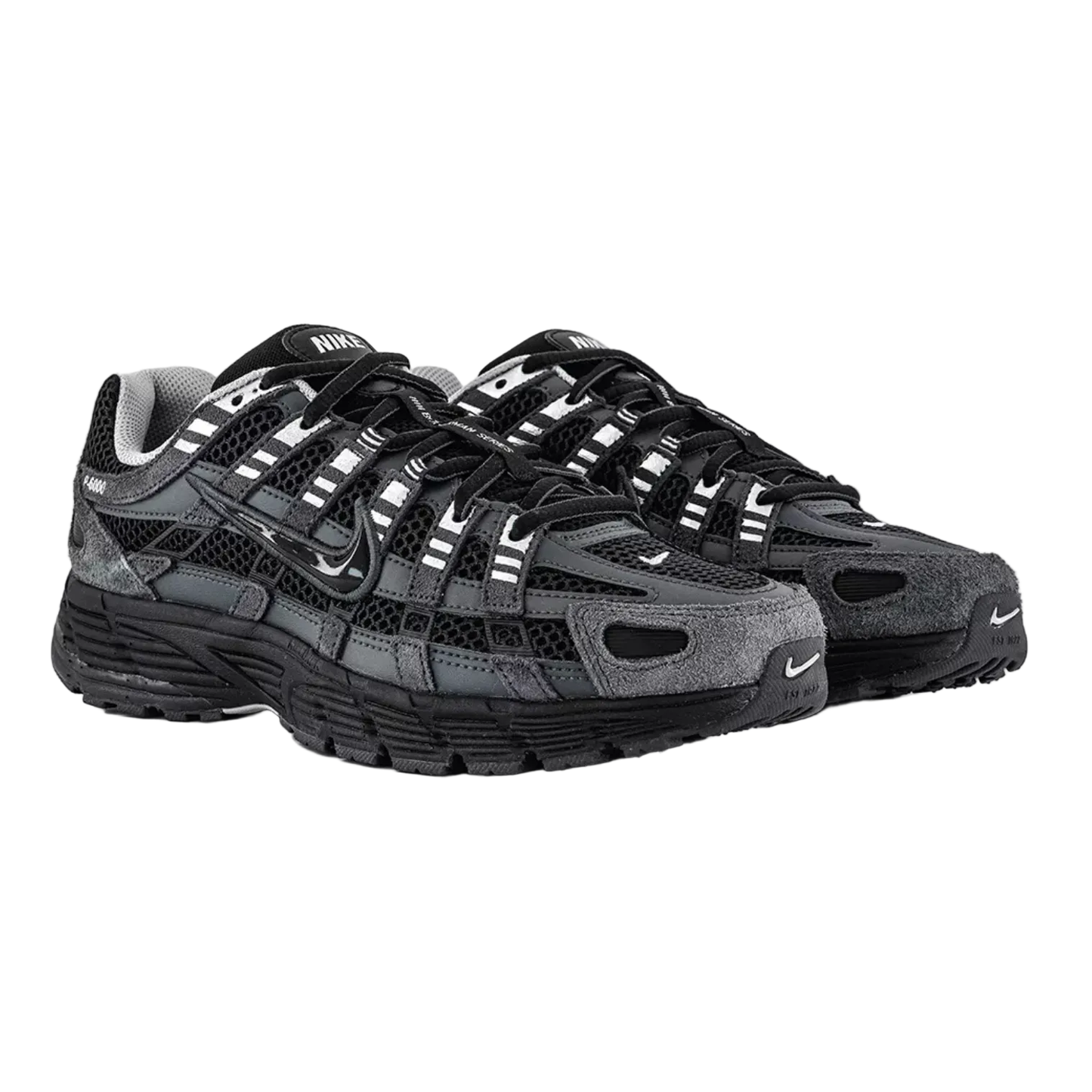 Nike P-6000 Suede Anthracite Metallic Silver