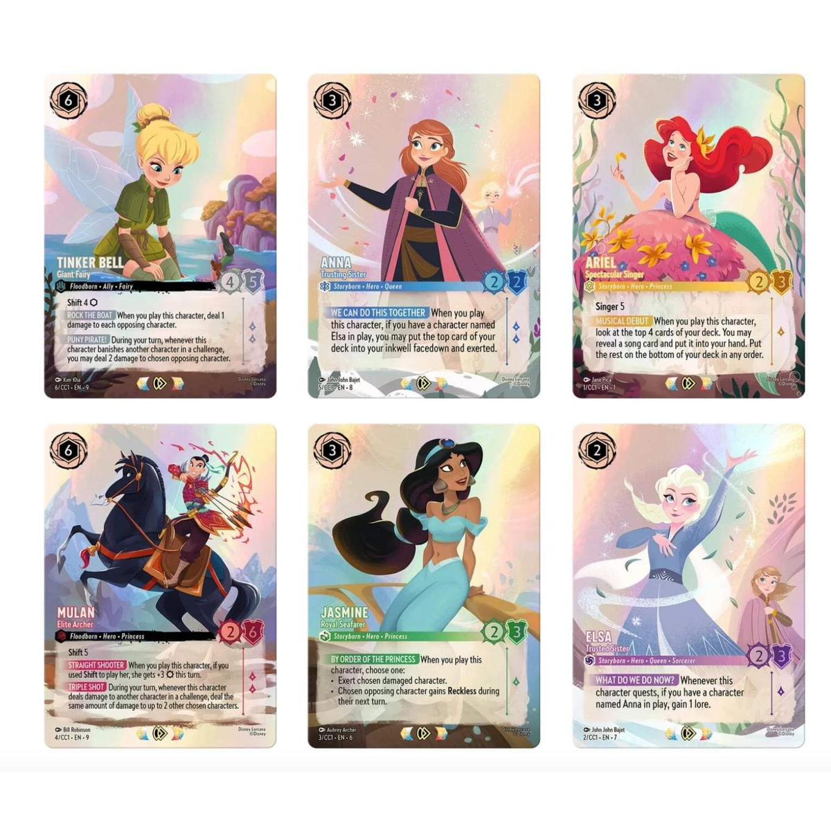 Disney Lorcana 2026 Curator's Collection Heroines Edition