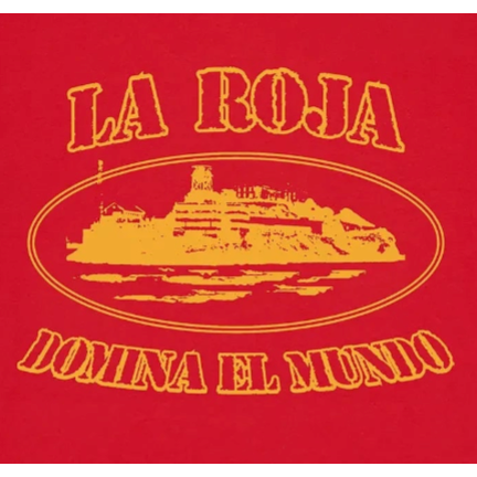 Corteiz Spain Alcatraz Tee Red