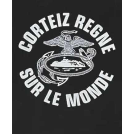 Corteiz Regne Sur Le Monde Tee Black