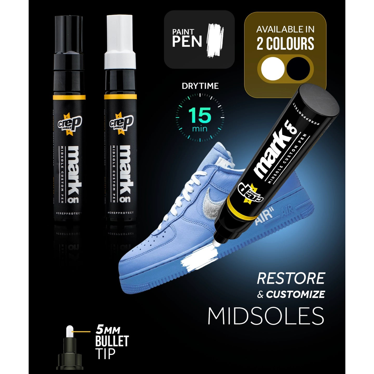 Crep Protect Mark On Pen Black