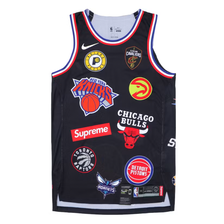 Supreme Nike/NBA Teams Authentic Jersey Black