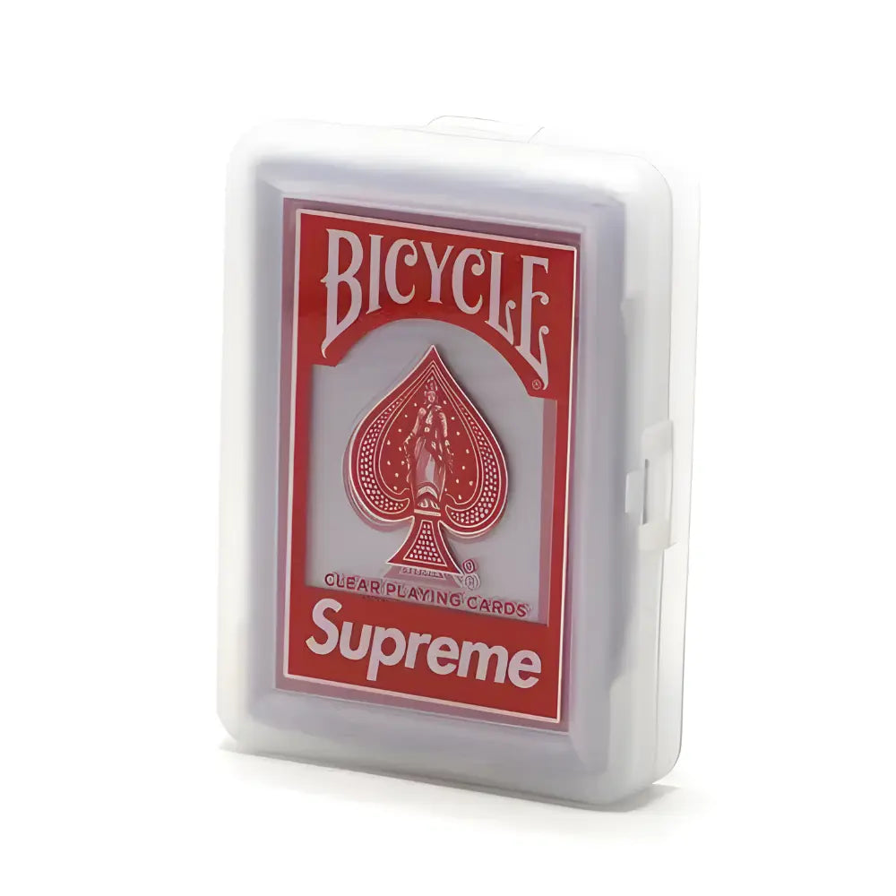 Supreme Bicycle Clear Playing Cards