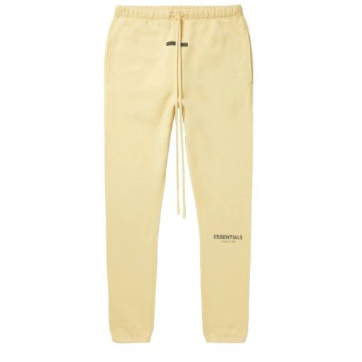 Fear of God Essentials Mr. Porter Exclusive Cotton Blend Jersey Sweatpants Yellow