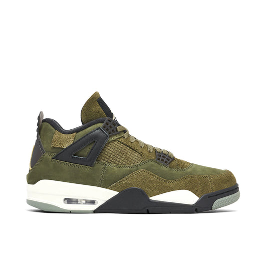 Jordan 4 Retro SE Craft Medium Olive by Jordan's in Shoes. Available at KershKicks for £247.50. A must-have for fans of Jordan's looking to elevate their style with this Shoes.