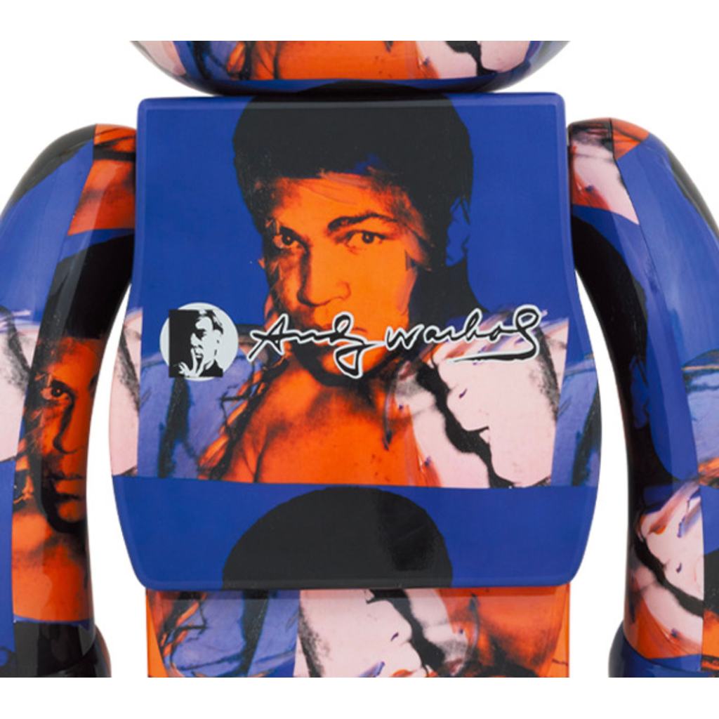 Bearbrick Andy Warhol Muhammad Ali 1000%