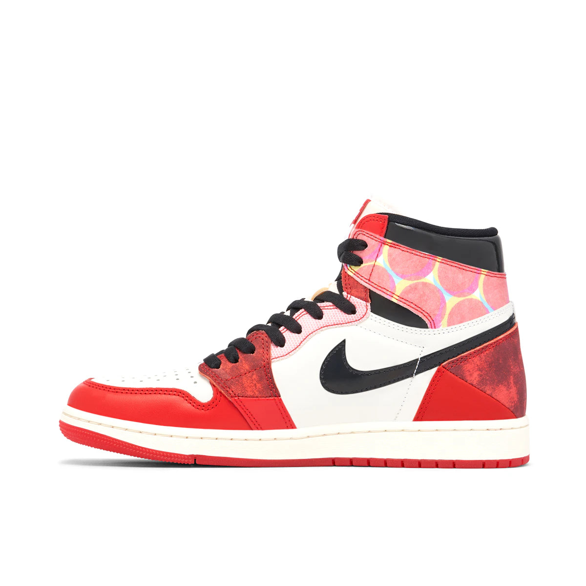 Jordan 1 High OG Spider-Man Across the Spider-Verse by Jordan's in Shoes. Available at KershKicks for £265.00. A must-have for fans of Jordan's looking to elevate their style with this Shoes.