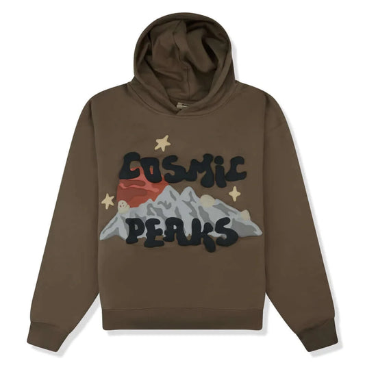 Broken Planet Market Cosmic Peaks Hoodie Cinder Brown by Broken Planet Market in Clothing. Available at KershKicks for £225.00. A must-have for fans of Broken Planet Market looking to elevate their style with this Hoodie.