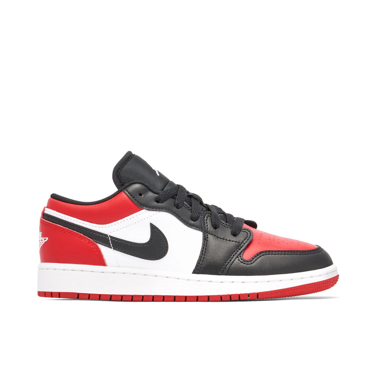 Jordan 1 Low Bred Toe (GS) by Jordan's from £53.00