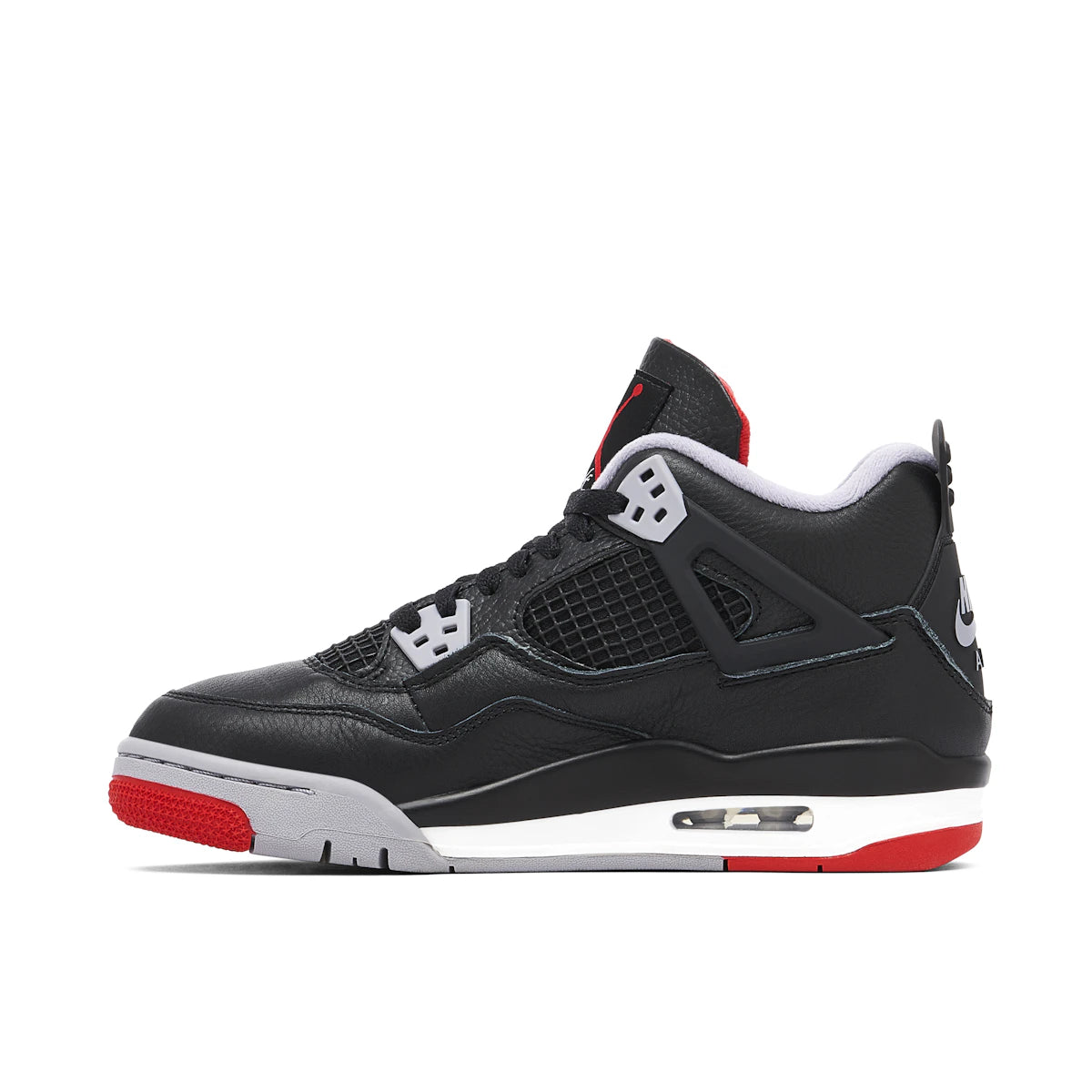 Jordan 4 Retro Bred Reimagined (GS) by Jordan's in Shoes. Available at KershKicks for £166.50. A must-have for fans of Jordan's looking to elevate their style with this Shoes.