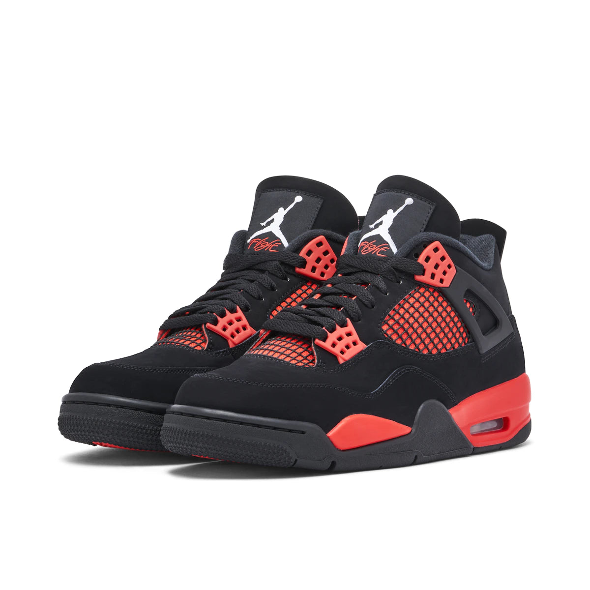 Jordan 4 Retro Red Thunder by Jordan's in Shoes. Available at KershKicks for £400.00. A must-have for fans of Jordan's looking to elevate their style with this Shoes.