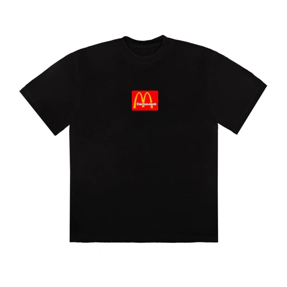 Travis Scott x McDonald's Sesame II T-Shirt Black/Red by Travis Scott in . Available at KershKicks for £90.00. A must-have for fans of Travis Scott looking to elevate their style with this T-Shirt.
