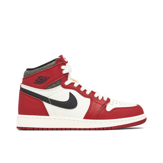 Jordan 1 Retro High OG Chicago Lost and Found (GS) by Jordan's in Shoes. Available at KershKicks for £270.00. A must-have for fans of Jordan's looking to elevate their style with this Shoes.