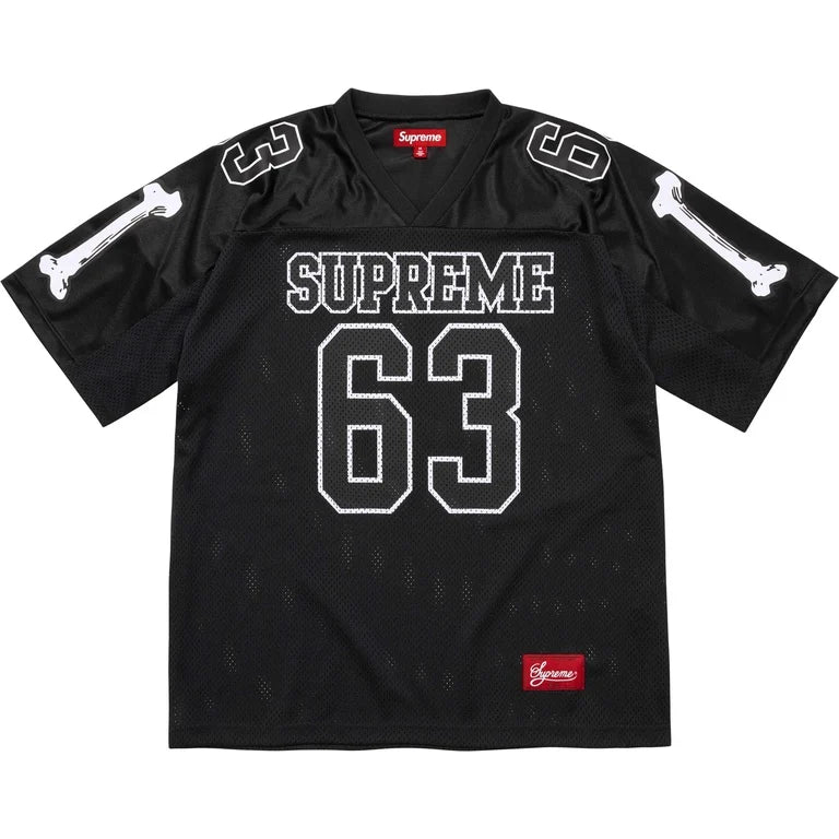 Supreme Bones Football Jersey 63 ブラック Supreme Bones Football Jersey Black | Supreme | KershKicks