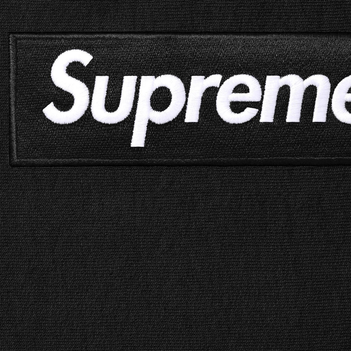Supreme Box Logo Hooded Sweatshirt Black