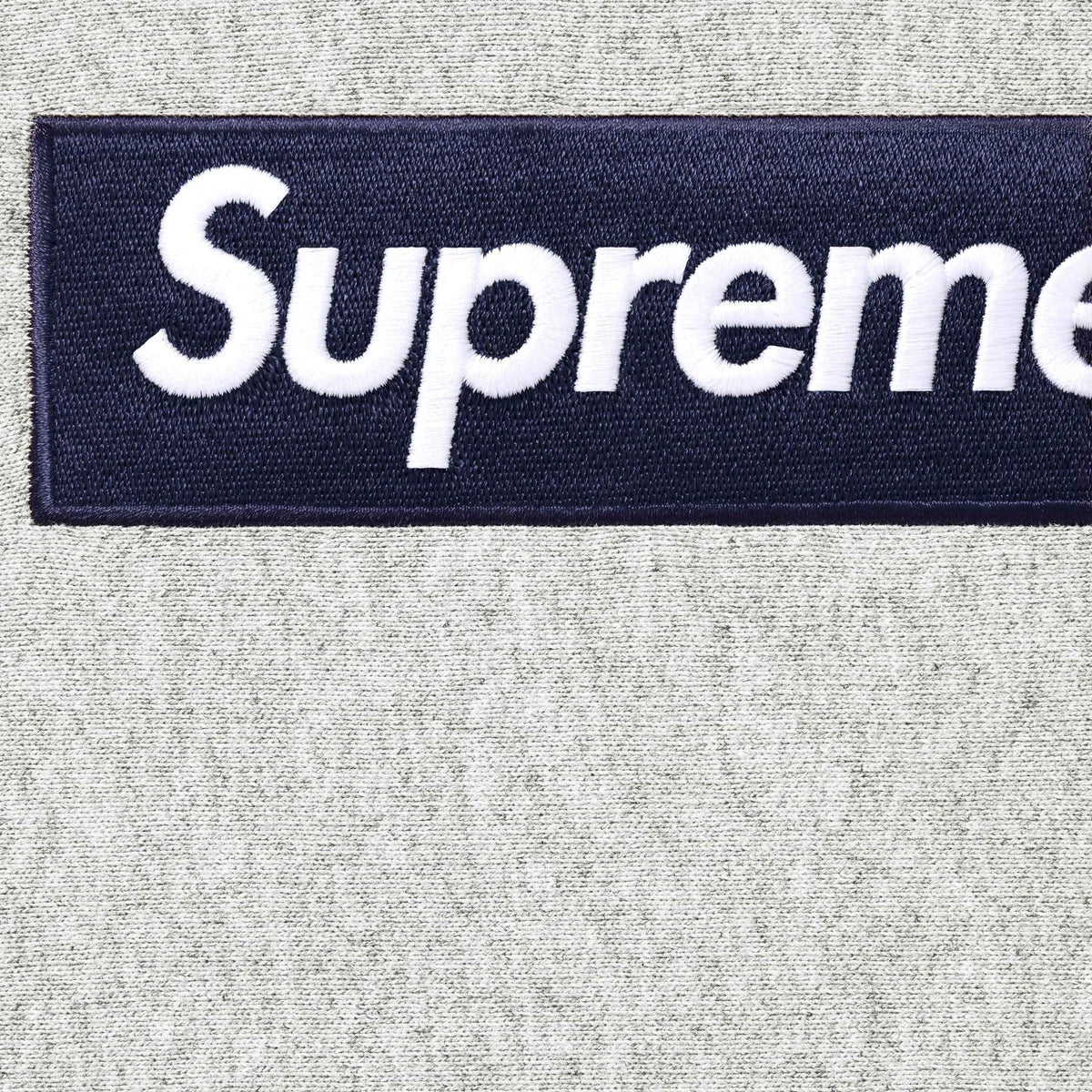Supreme Box Logo Hooded Sweatshirt Heather Grey