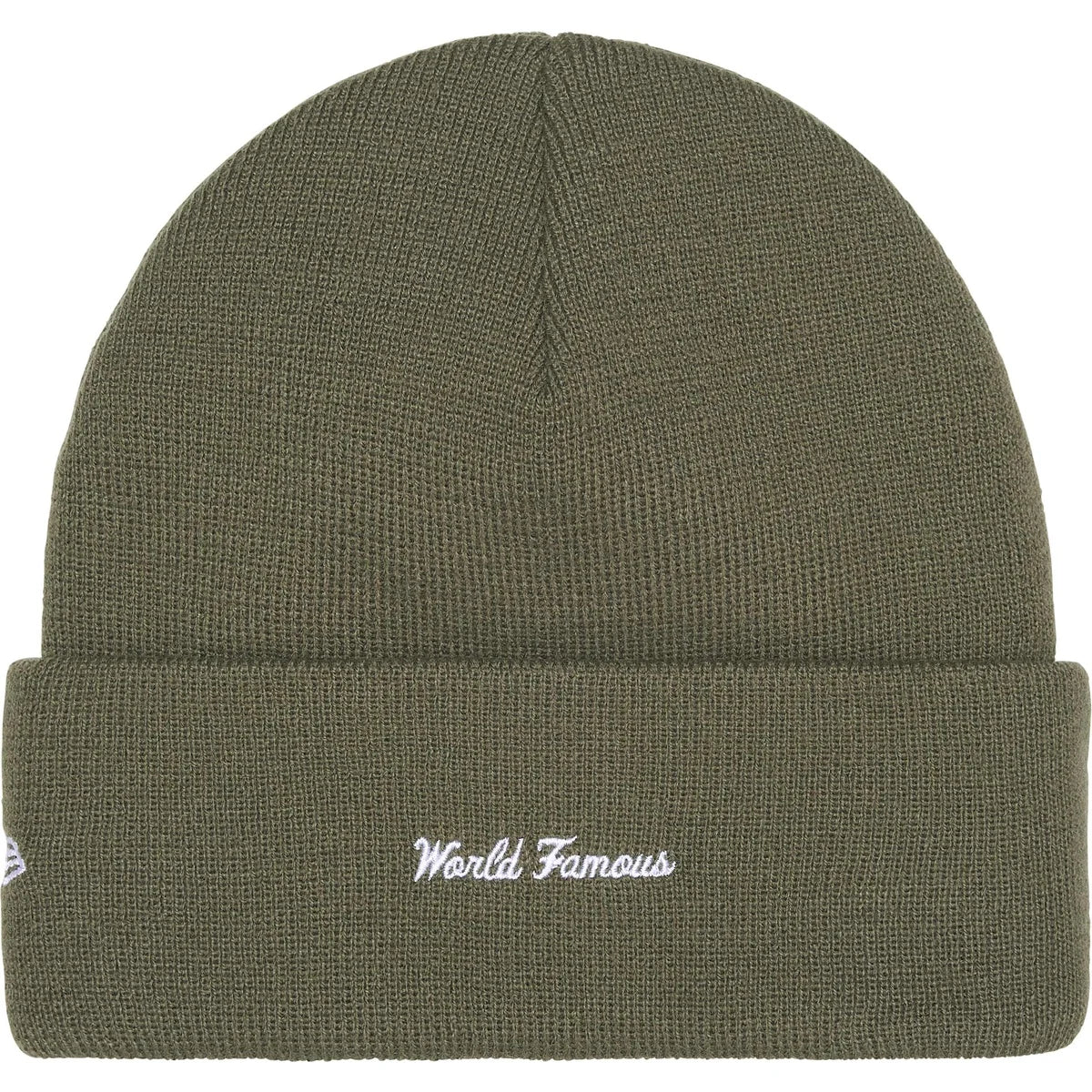 Supreme New Era Box Logo Beanie Light Olive