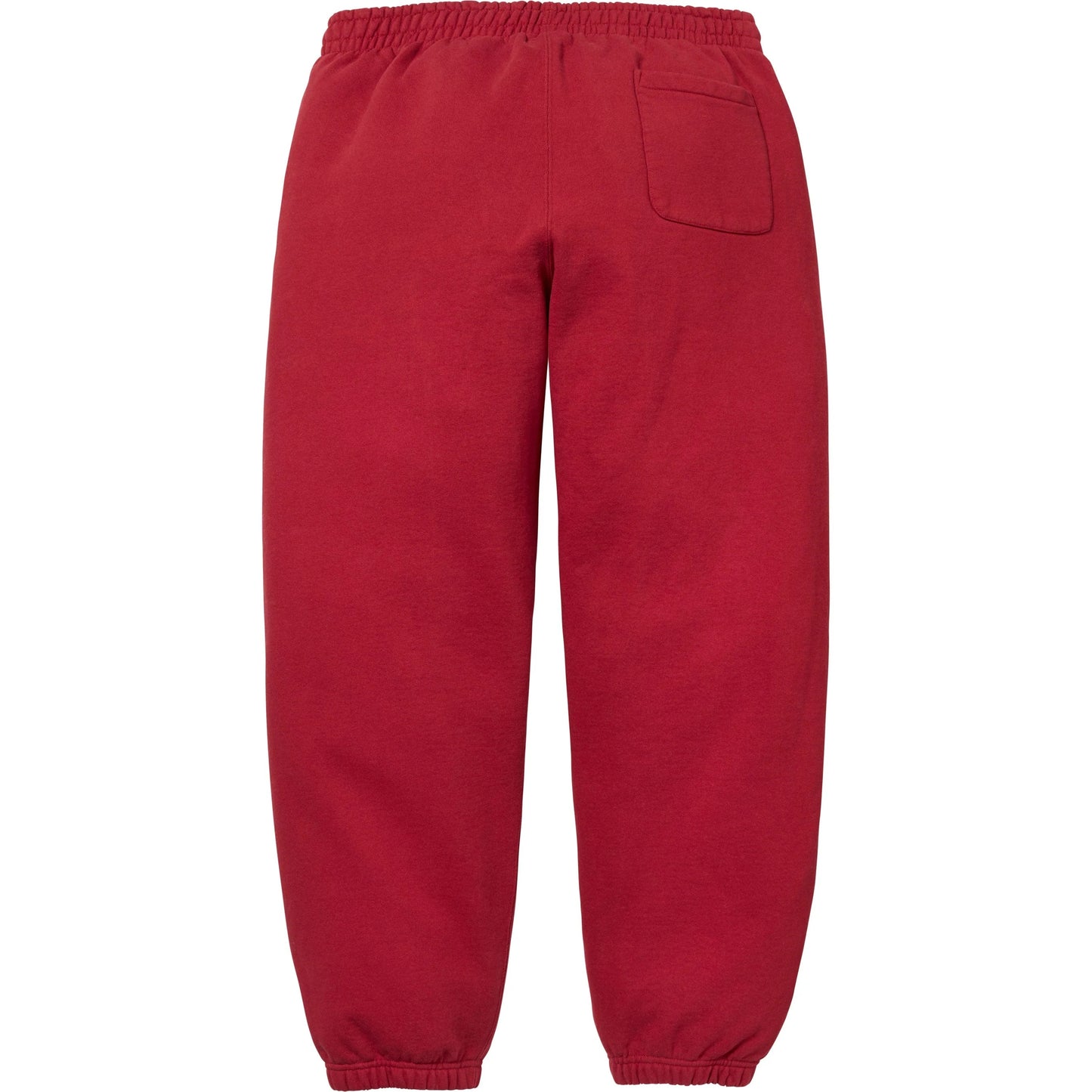 SUPREME SATIN APPLIQUÉ SWEATPANT DARK RED