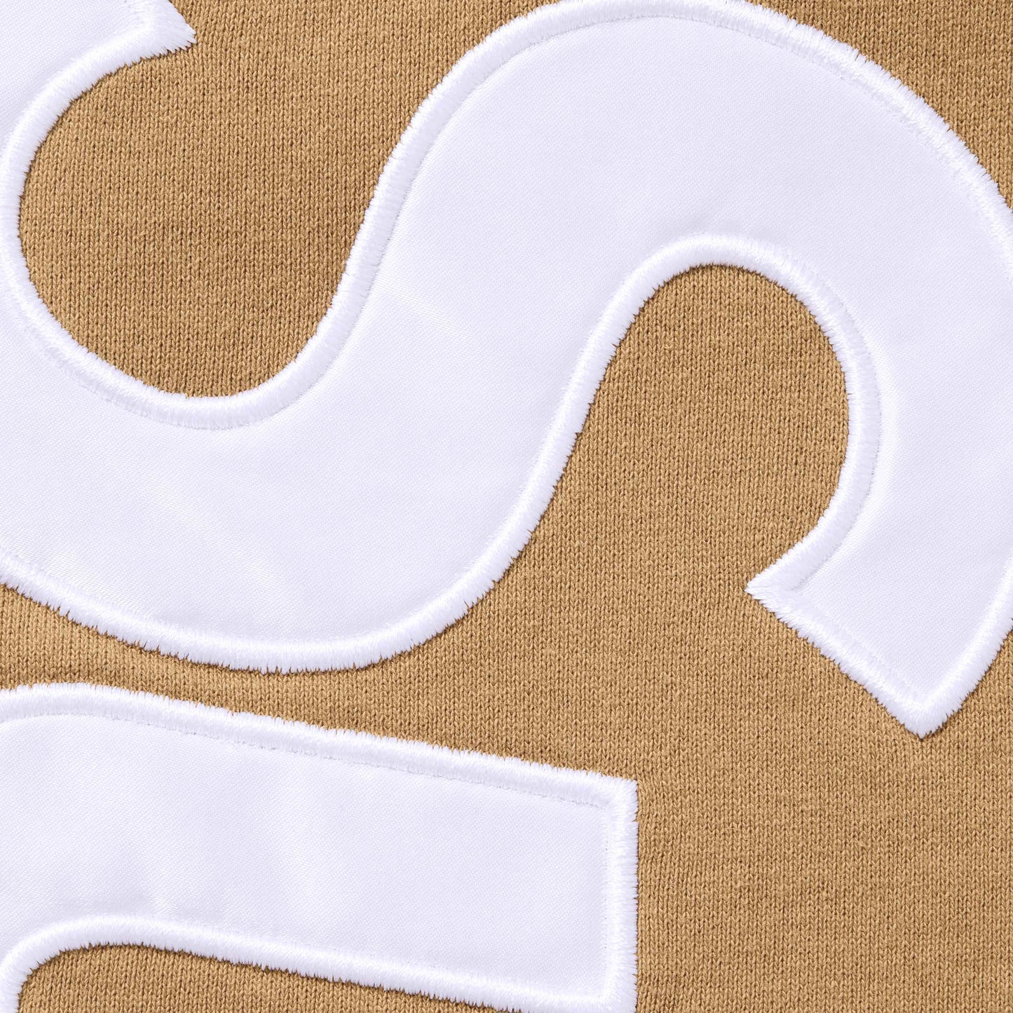 SUPREME SATIN APPLIQUÉ SWEATPANT LIGHT TAN