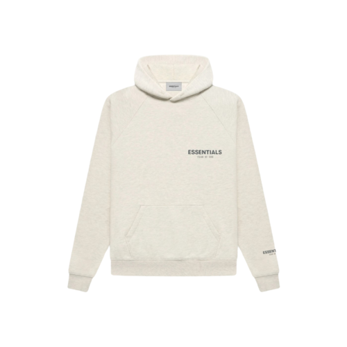 Fear of God Essentials Core Collection Pullover Hoodie Light Heather Oatmeal