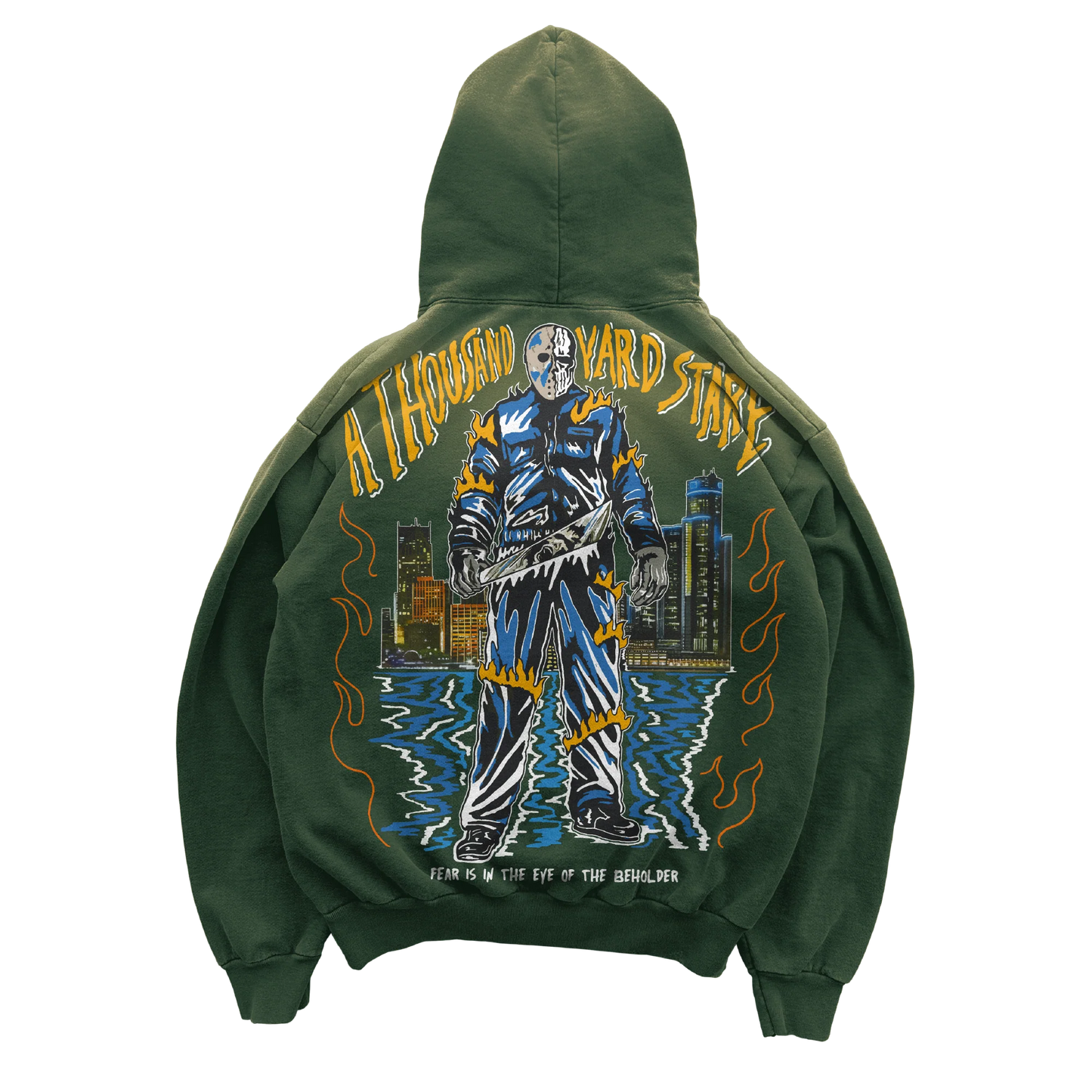 Warren LotasThousand Yard Stare Hoodie - Faded Green