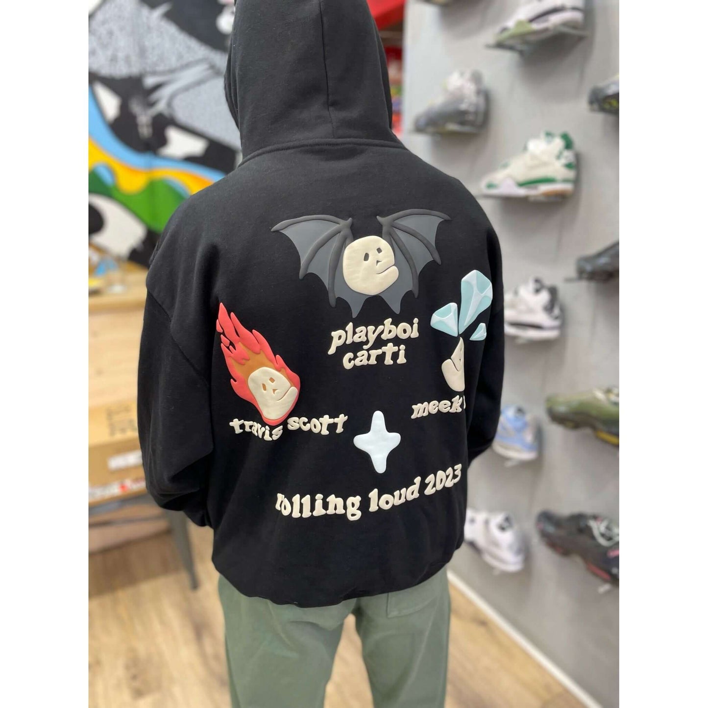 Broken Planet Market x Rolling Loud Portugal (2023) Hoodie Midnight Black by Broken Planet Market in Clothing. Available at KershKicks for £300.00. A must-have for fans of Broken Planet Market looking to elevate their style with this Hoodie.