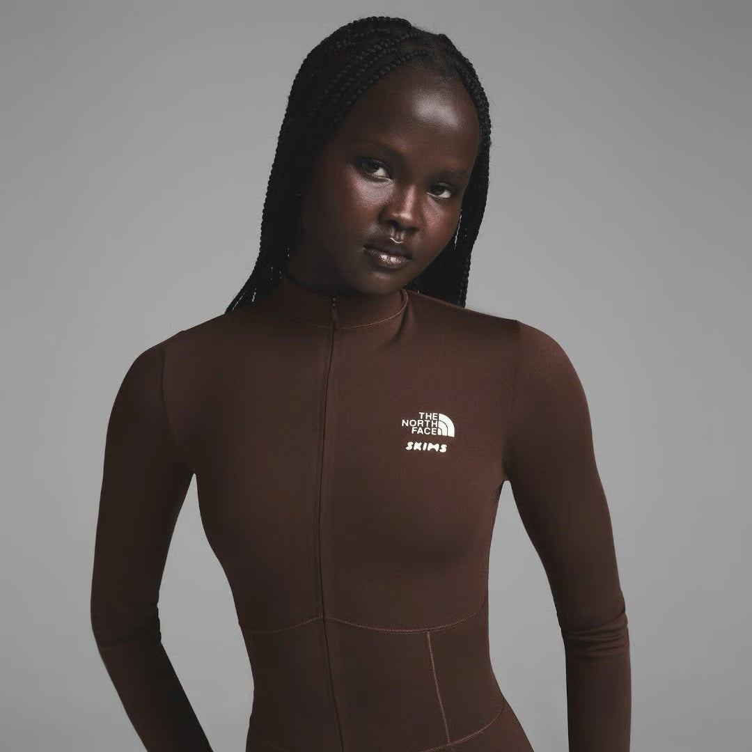 SKIMS x TNF Refina Bodysuit Cocoa
