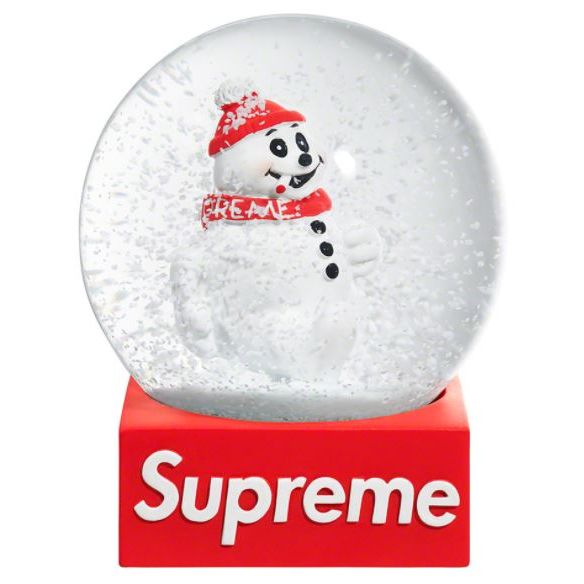 Supreme Snowman Snowglobe Red