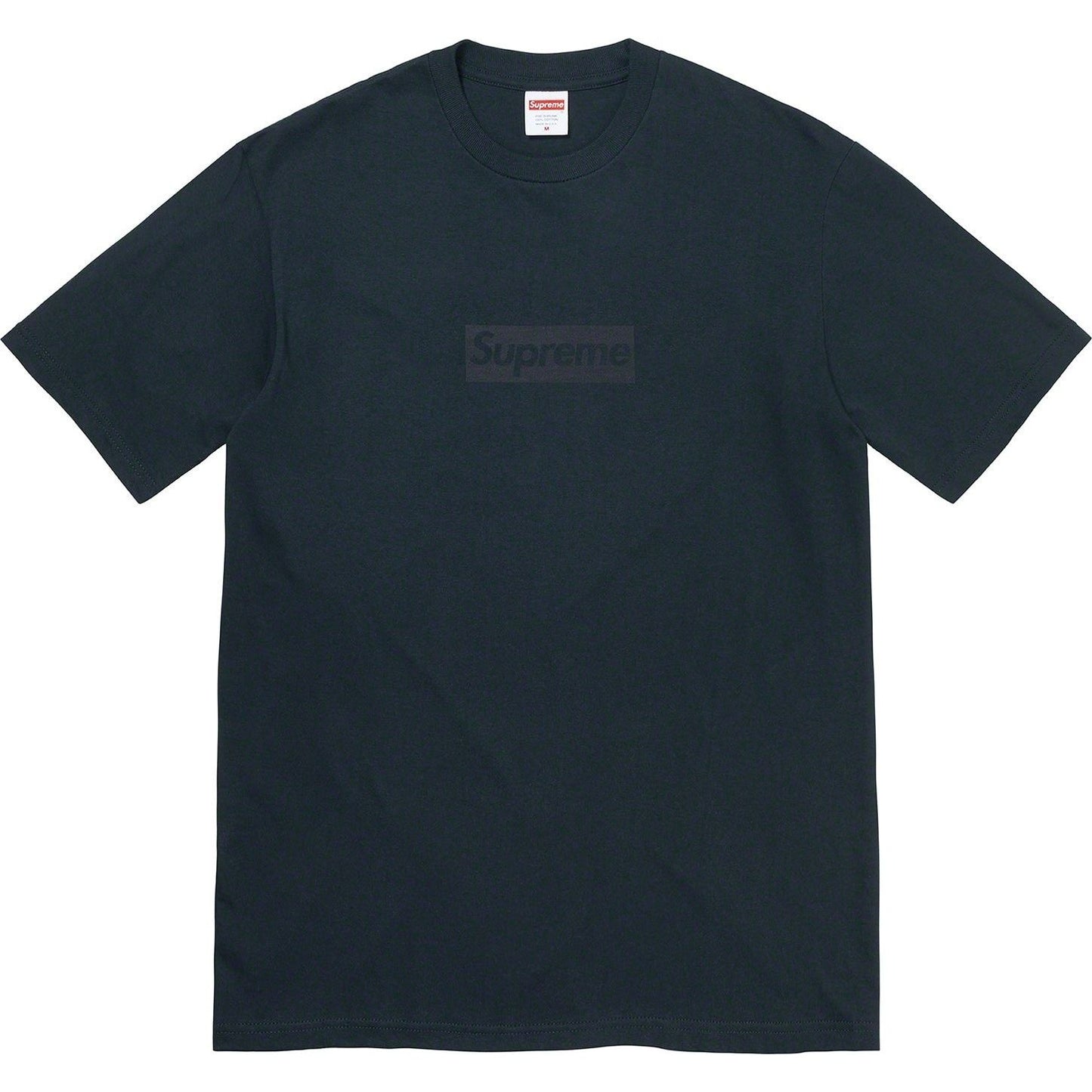 Supreme Tonal Box Logo Tee Navy
