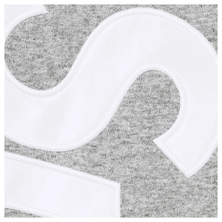 Supreme SS26 Satin Appliqué Sweatpant Grey
