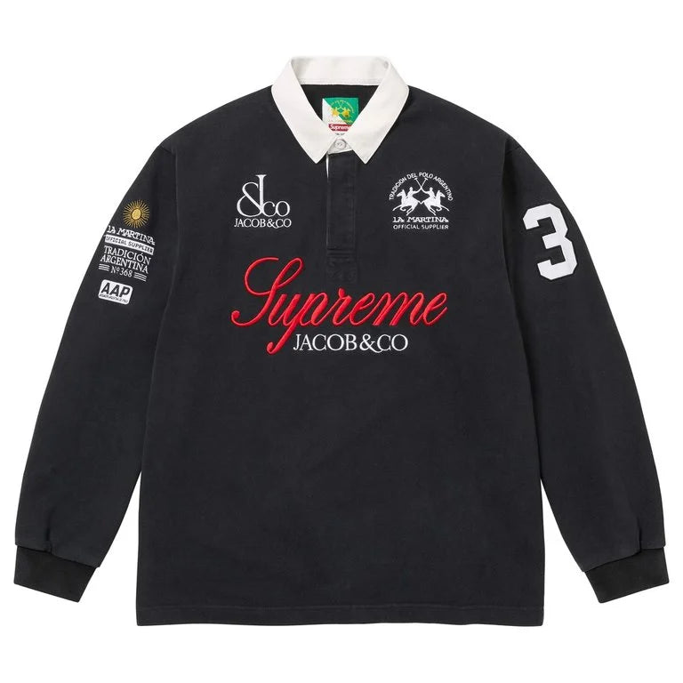 Supreme La Martina Jacob & Co Rugby Black | Supreme | KershKicks