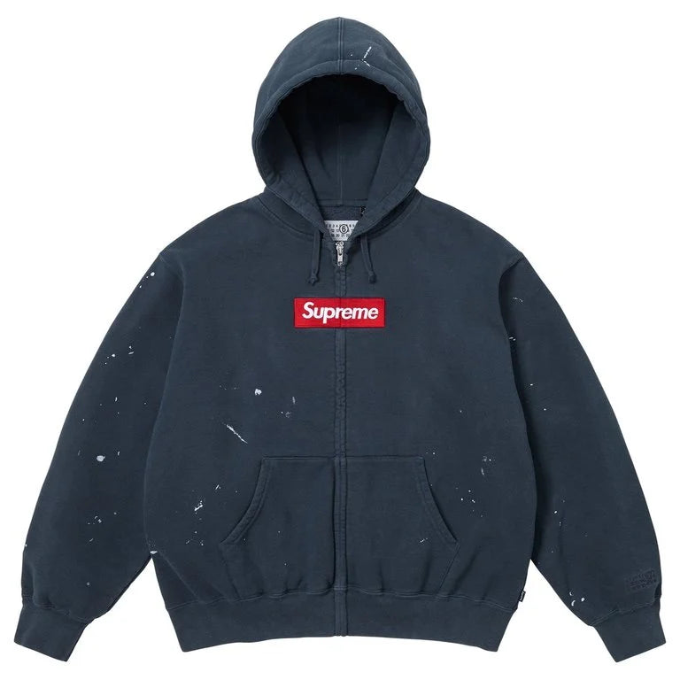 00s supreme hoodie navy Mサイズ　パーカー Supreme Box Logo Hooded Sweatshirt (FW24) Navy | Supreme | KershKicks