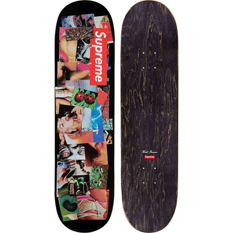 Supreme Stack Skateboard Deck Black by Supreme in . Available at KershKicks for £125.00. A must-have for fans of Supreme looking to elevate their style with this Skateboard.