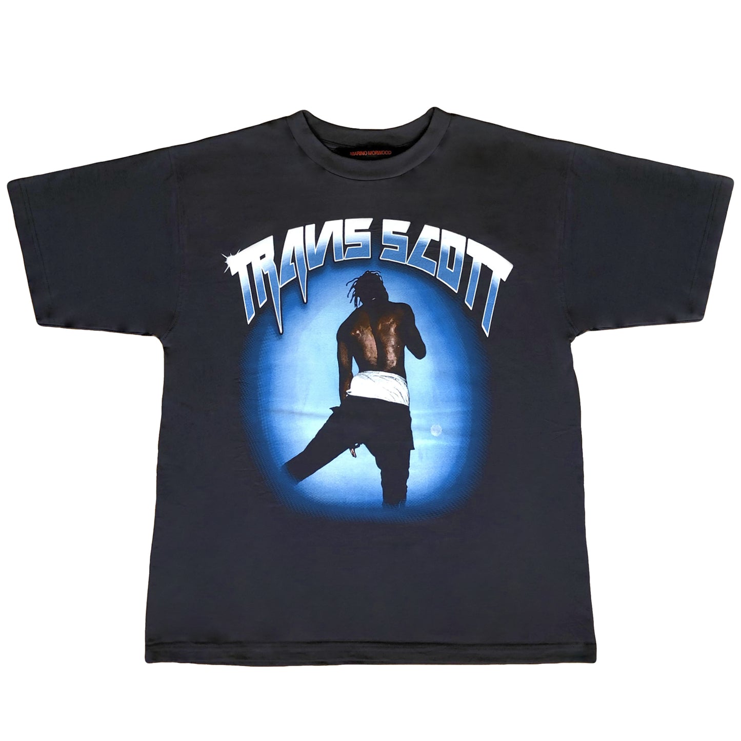 Marino Morwood Travis Scott Tee V2 by Marino Morwood in . Available at KershKicks for £60.00. A must-have for fans of Marino Morwood looking to elevate their style with this T-Shirt.