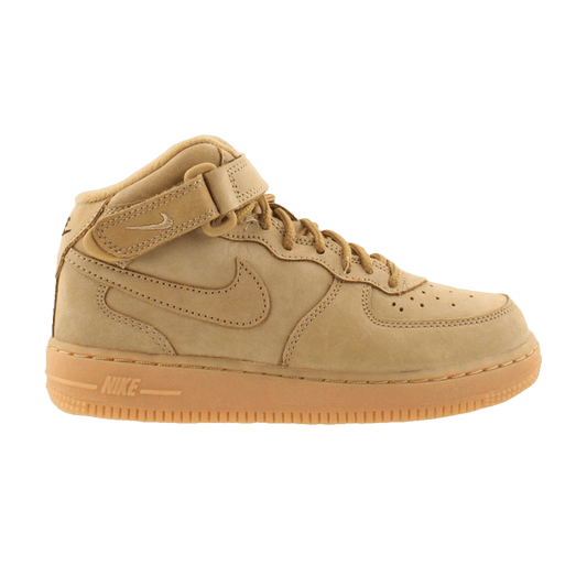 Infant Air Force 1 Mid Flax by Nike in Baby & Toddler Shoes. Available at KershKicks for £100.00. A must-have for fans of Nike looking to elevate their style with this Kids Trainers.