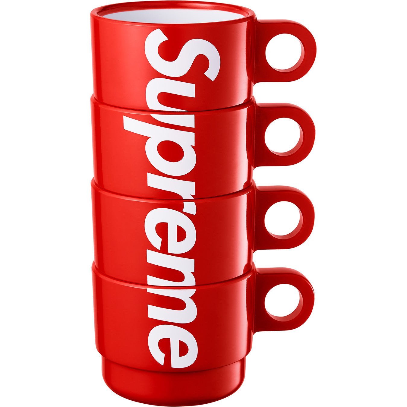 Supreme Stacking Cups (Set of 4) by Supreme in Clothing Accessories. Available at KershKicks for £175.00. A must-have for fans of Supreme looking to elevate their style with this Accessories.