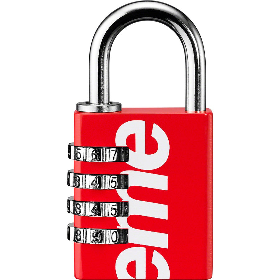 Supreme Masterlock Numeric Lock Red by Supreme in Clothing Accessories. Available at KershKicks for £90.00. A must-have for fans of Supreme looking to elevate their style with this Accessories.