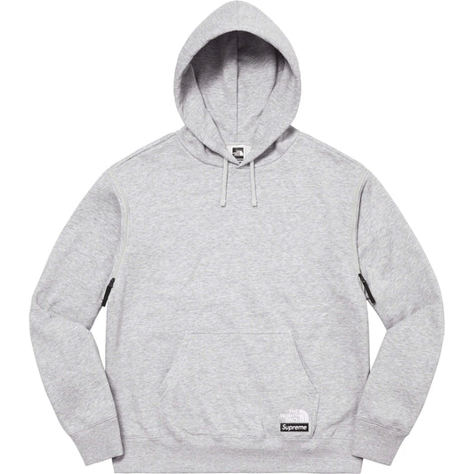 Supreme The North Face Convertible Hooded Sweatshirt Heather Grey from Supreme