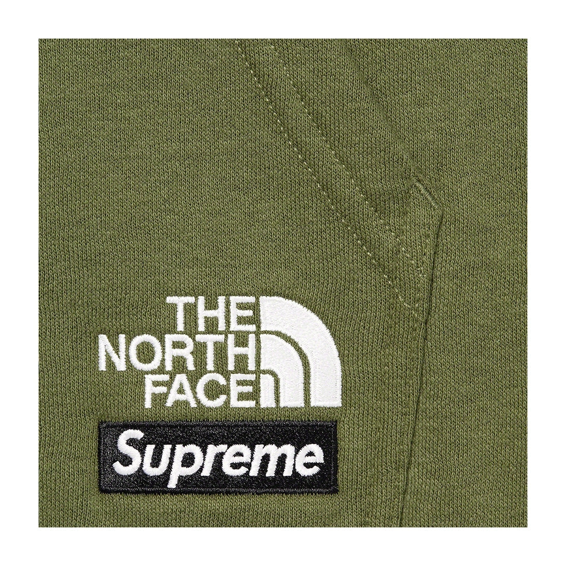 Supreme The North Face Convertible Hooded Sweatshirt Olive by Supreme in Clothing. Available at KershKicks for £175.00. A must-have for fans of Supreme looking to elevate their style with this Hoodie.